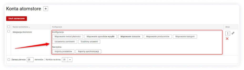 Mapowanie danych Atomsotre w Sellasist
