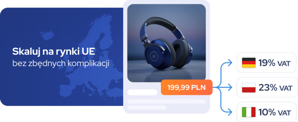 Jak skonfigurować efekt Zmień stawkę VAT dla wybranego kraju wysyłki?