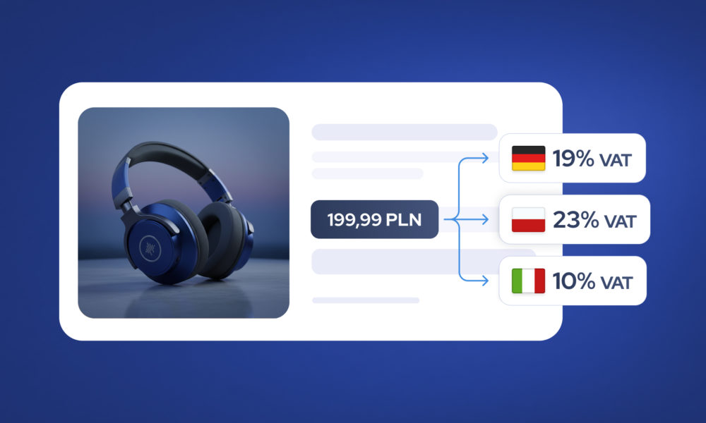 Nowa funkcja: przypisywanie różnych stawek VAT w zależności od kraju