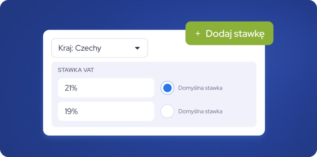 Jak skonfigurować stawki VAT w Sellasist – krok po kroku