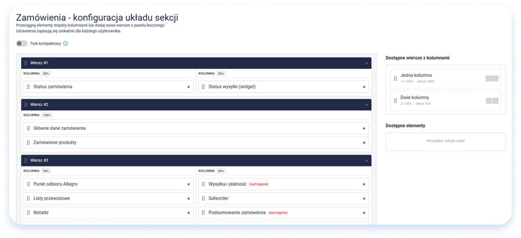 Automatyzacja i obsługa zamówień