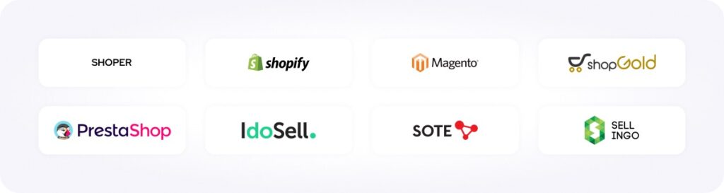 Integracje ze sklepami internetowymi (Shoper, Shopify, Magento i inne)