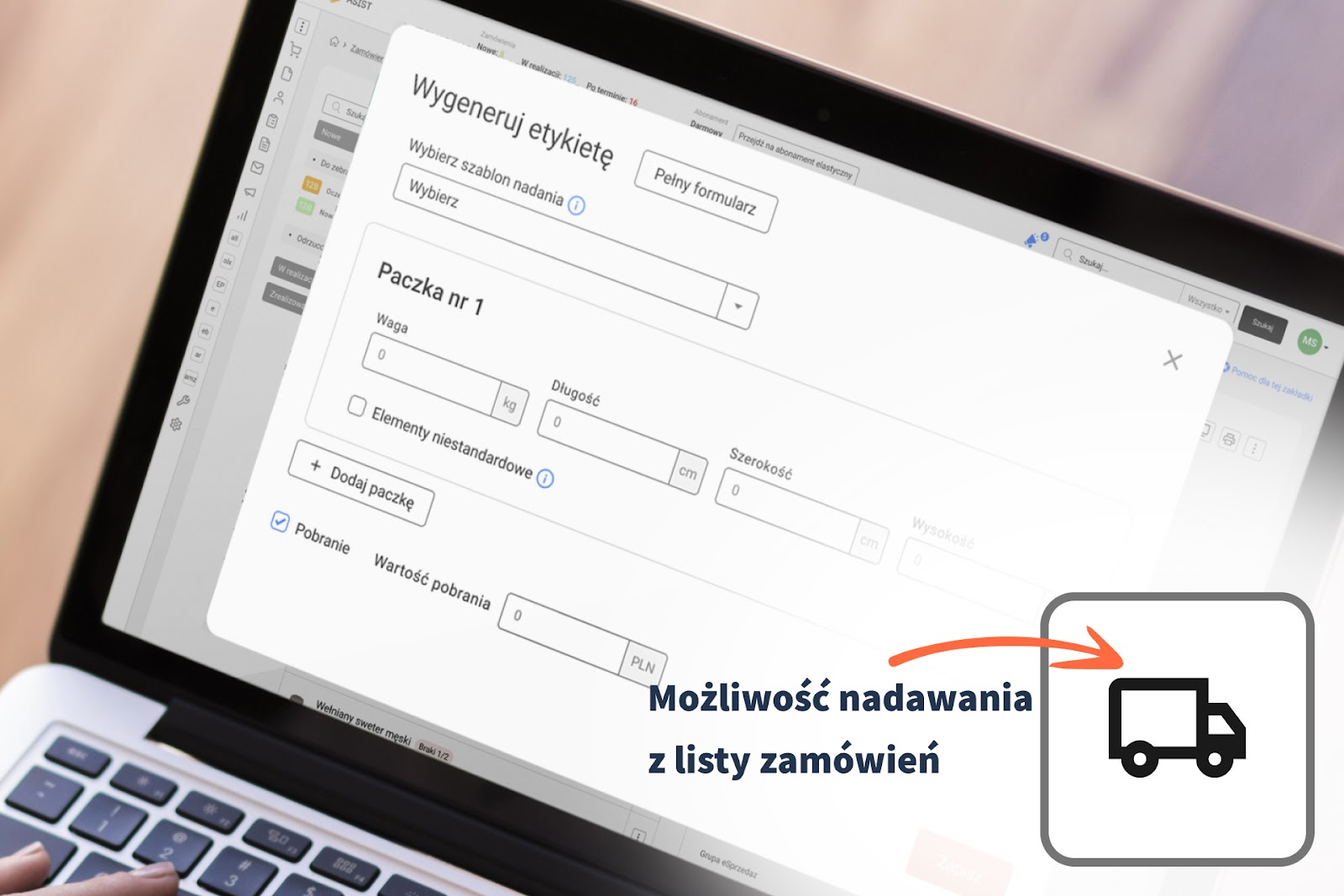 Wygodniejsze nadawanie przesyłek 